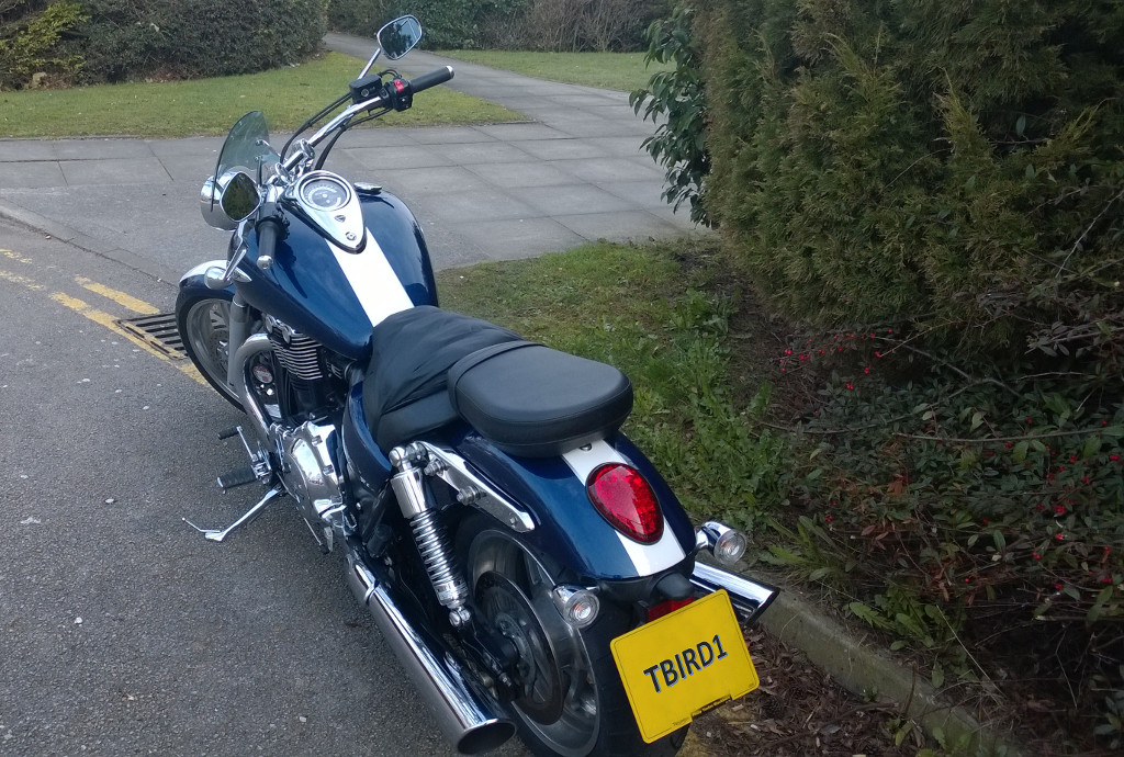 Triumph Thunderbird 1600 on car park