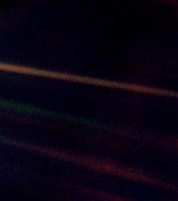 Carl Sagan's pale blue dot