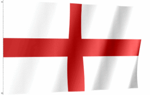 The flag of St George