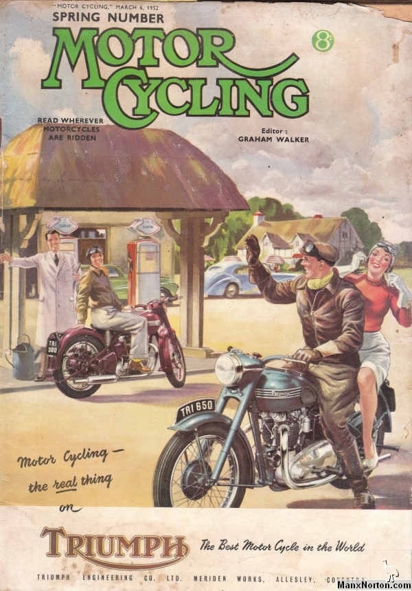 Vintage Motor Cycle Magazine