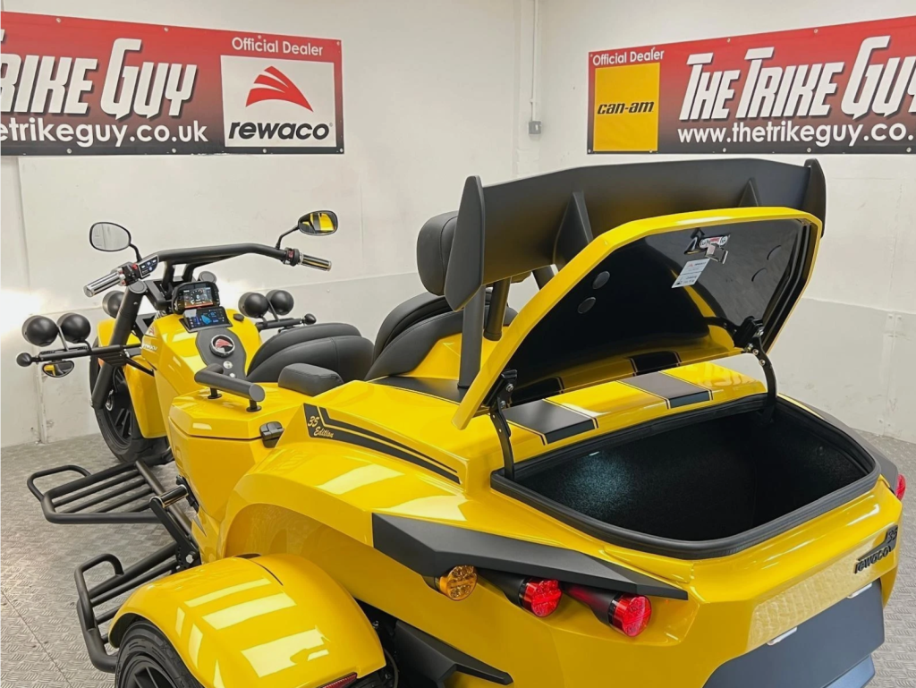 Rewaco PUR3 GT Turbo Blackline 35th Anniversary Edition Trike - boot